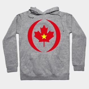 Canadian Vietnamese Multinational Patriot Flag Hoodie